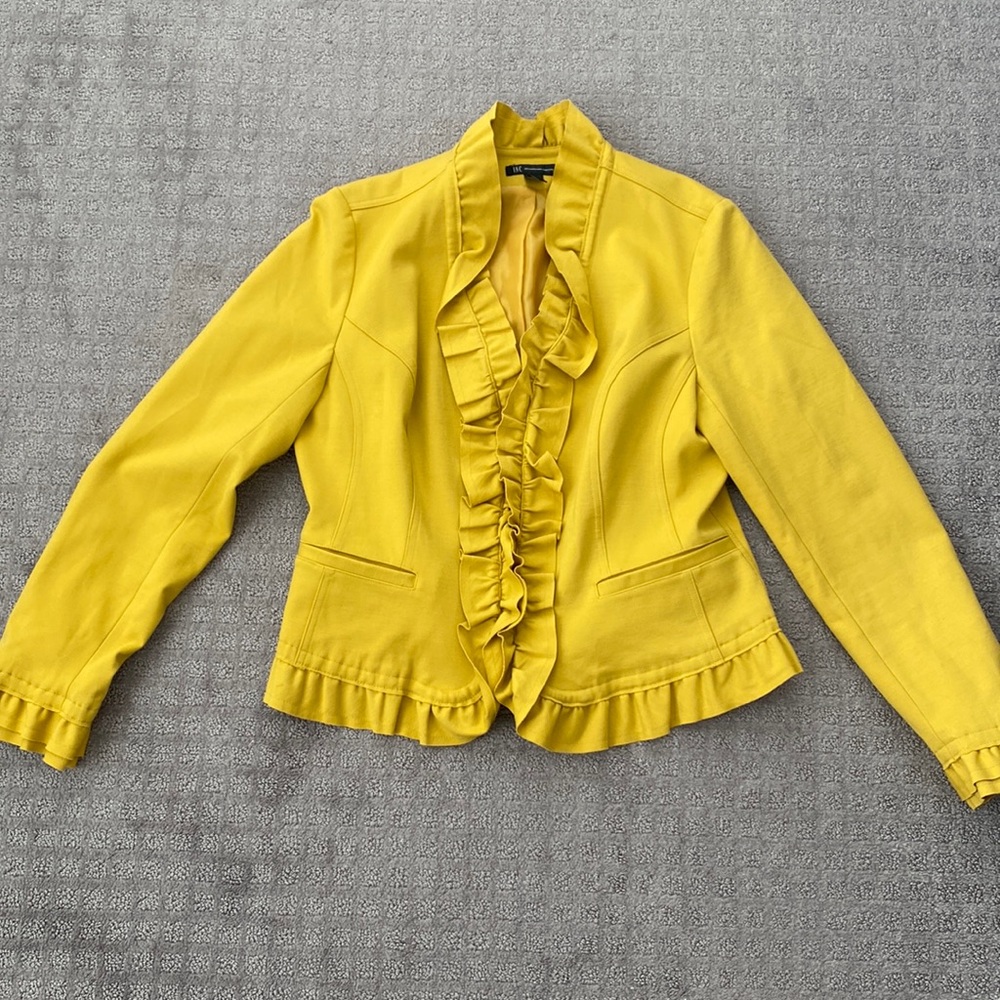 Mustard yellow jacket